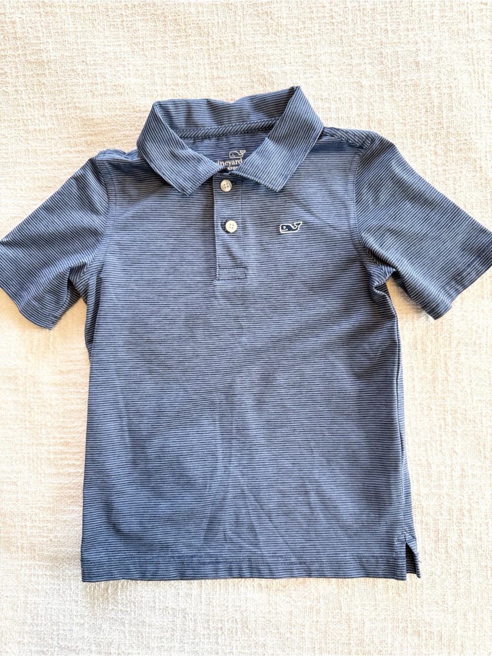 NWOT Vineyard Vines 3T Performance Navy/White Polo